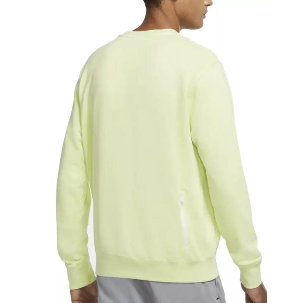 Nike Sportswear Essentials+ French Terry Crew Sweatshirt Yellow  DD4664-736 Men's